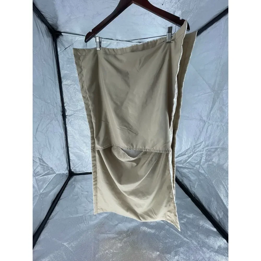 Beige White Printed King Sized Pillow Case 20